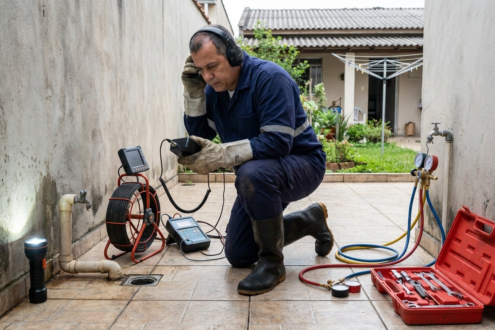 Detecção de Vazamento de Esgoto em Guarulhos‑SP
